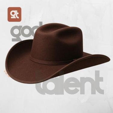 Imagem de Chapéu Country Ana Castela Festa Junina Rodeio Adulto - oem, Marrom Es