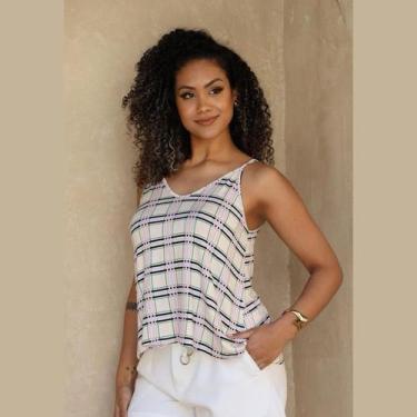 Imagem de Blusa Feminina Regata Alcinha Estampadas Casual e Elegante - Marlui Mo