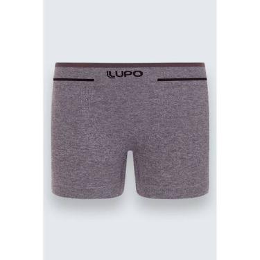 Imagem de Cueca Boxer Infantil Lupo 00137-010 Poliamida T. P/GG, M, 8000, Cinza 