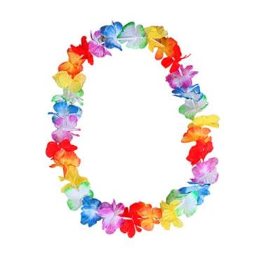 Imagem de Colar Havaiano Colorido - Kit 5 Unidades