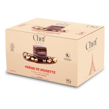 Imagem de Display Alfajor Proteico 6 Unidades Chef Whey (6un, Creme de Avelã)