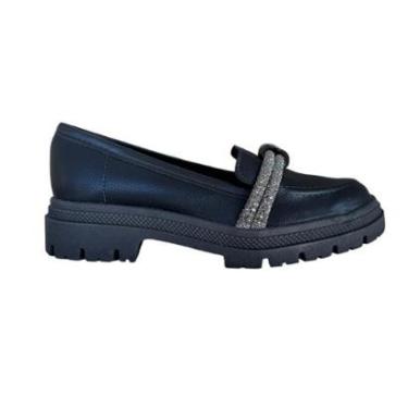 Imagem de Sapato Mocassim Moleca Feminino 5775107 Preto-Feminino