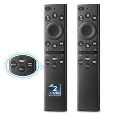 Imagem de [Pacote com 2] Substituição para Samsung TV Remote, BN59-01385A para 2018-2025 Todas as séries Samsung Smart TV: Neo, OLED, QLED, Crystal UHD, Moldura, Serif, Terraço, Sero, Micro LED, Monitor