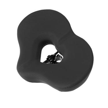 Imagem de YIJU Almofada para assento de bicicleta, selim de bicicleta confortável, ergonômico, com absorção de choque, ampla almofada para bicicleta para viagens,