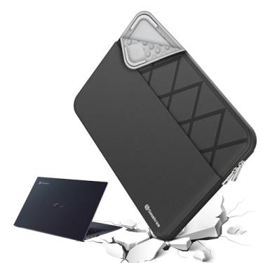 Imagem de Smatree Capa para laptop para ASUS ProArt Studiobook 16 OLED H7600/W7600/W5600 de 16 polegadas, capa protetora para laptop com bolso para acessórios, zíper YKK, design patenteado de supercanto (E649)