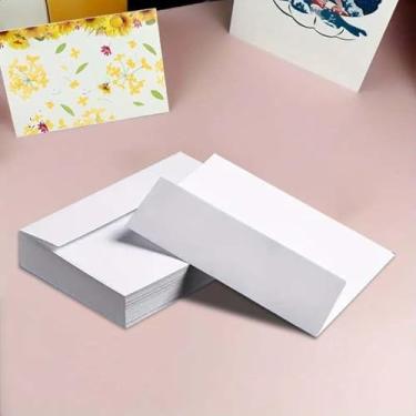 Imagem de Envelopes de livreto autovedantes brancos de 14 × 7,63 cm - 20 peças