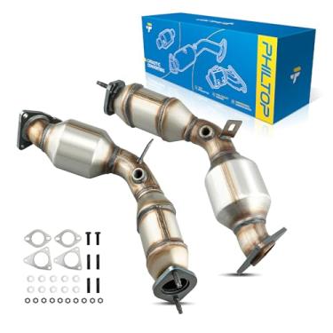 Imagem de PHILTOP Substituição direta do conversor catalítico esquerdo e direito para Infiniti Q50, G35, G37, QX50, Q60, M35, M37, QX70, Q70, Q70L, FX35, FX37, Q40, EX35, EX37 Substitui 16198, 644029 (EPA