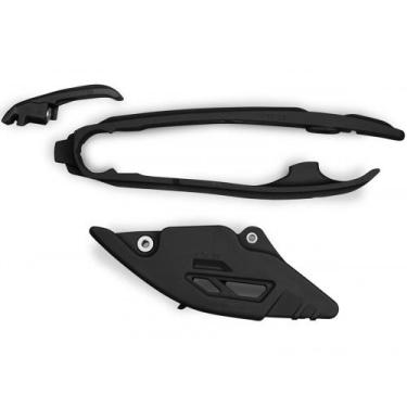 Imagem de Kit Guia de Corrente + Balança UFO KTM SX/SX-F 23/24, Preto