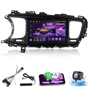 Imagem de [8-Core 4+64G] Rádio de atualização para KIA Optima K5 2013-2015: 9 polegadas IPS 1280 x 720P Touchscreen Android Stereo - Carplay sem fio e Android Auto, módulo 4G/WiFi, rádio FM/AM/RDS, GPS, SWC +