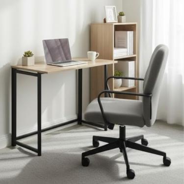 Imagem de MESA ESTUDO ESCRIVANINHA DOBRAVEL HOME OFFICE ESCRITÓRIO NOTEBOOK 85X45CM