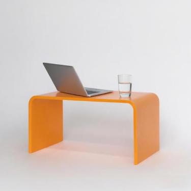 Imagem de Mesa pequena de acrílico de 61 cm - móveis modernos multiuso para uso como mesas de colo, mesa lateral de acrílico ou mesa de canto em salas de estar, sofá, quartos e escritórios