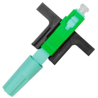 Imagem de Conector De Campo P/Fibra Óptica, Tipo Fast, Rosca, Sc/Apc