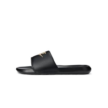Imagem de Nike Men's Victori One Slide Sandals Black/Metallic Gold-Black, Size 14