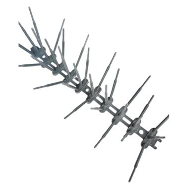 Imagem de Espicula Espanta Pombos Contra Aves Pássaros 3PÇ Cinza