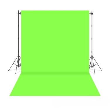 Imagem de Fundo Fotog ráfico Liso Infinito(Verde Neon,1,80x3,00)