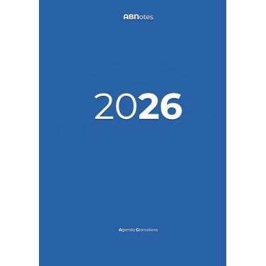 Imagem de ABNotes Agenda 12M 12 mesi Giornaliera B5 Blue HC: Planner/Diario giornaliero - Blu - Grande 366 Pagine Spesse - Griglia calendario annuale e mensile - Note