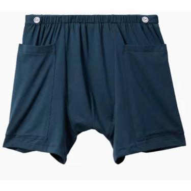 Imagem de Cuecas Para Cateter Para Homens, Cuecas Para Cuidados Com Ostomia Masculinas, Algodão Macio Que Previne Movimentos, Bolsos Laterais Duplos Para Pessoas Incontinentes, C, XXL