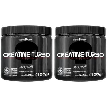 Imagem de Kit Creatina Black Skull em Pó 150g - 2 Unidades-Unissex
