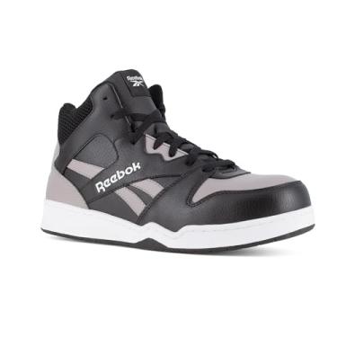 Imagem de Reebok Tênis masculino Rb4131 Bb4500 bico de segurança cano alto para trabalho cinza e preto bota industrial e de construção, Cinza, 42