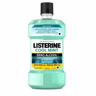 Imagem de Enxaguante Antisséptico Bucal Listerine Cool Mint Zero Álcool com 500m