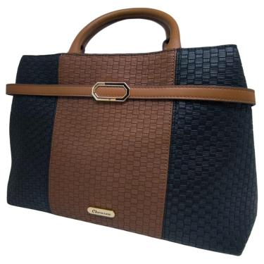 Imagem de Bolsa Feminina Moderna Detalhe Fivela Alça Removível Chenson