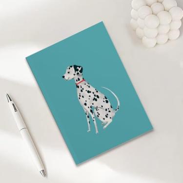 Imagem de Cadernos minimalistas dálmatas para trabalho, caderno de composição A5, caderno pautado na faculdade, agenda de viagem forrada para escrever anotações, presentes para amantes de cães, 2