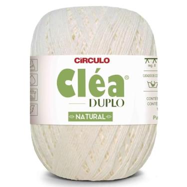 Imagem de Fio Linha Clea Duplo 508m Círculo 150g Ideal Crochê E Tricô (20 - NATURAL)