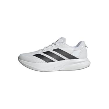 Imagem de adidas Tênis de corrida masculino Performance Duramo Speed 2, FTWR branco/preto/vermelho lúcido, Branco/preto/prata halo, 11 US
