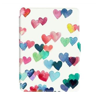 Imagem de Akacy Capa com estampa pintada totalmente nova para Kindle de 7 polegadas, modelos SA568B e SA569P. Leve e segura para água, capa protetora dobrável, versão 2024 (23)