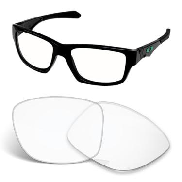 Imagem de Lentes de substituição de 1,5 mm compatíveis com óculos de sol Oakley Jupiter Squared OO9135, antiarranhões e resistentes a impactos - HD Crystal