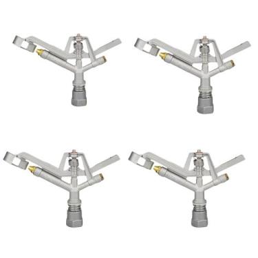 Imagem de 4 und Aspersor CPremio metalico Agricola Irrigador lavoura - KF Import