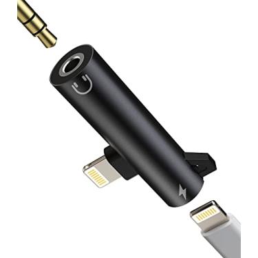 Imagem de Lightning to Jack 3.5 Aux Car Dongle 2 em 1 carregador de fones de ouvido para Apple para iPhone 14 13 12 11 Pro MAX para iPad mini fones de ouvido acessórios cabo, fone de ouvido auxiliar, conversor