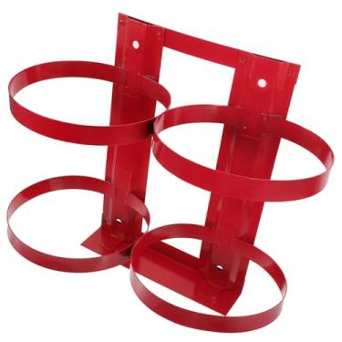 Imagem de Mounting Bracket for Extinguishers Dual Wall Holder with Anti-wear Sturdy Material for Home and Car Safety