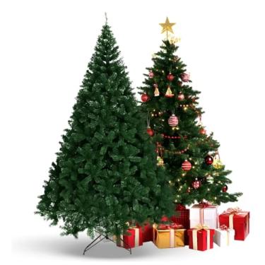 Imagem de Árvore de Natal Pinheiro Artificial Verde, 2,10m de Altura, 1100 Galhos, Decoração Natalina