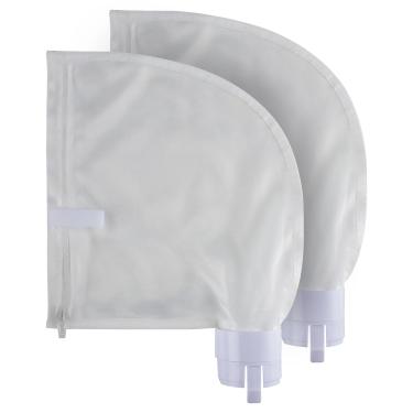 Imagem de WONEWTH Sacos de limpeza de piscina com zíper de substituição para Polaris 360, 380 peças Saco de filtro multiuso para limpeza de piscina (pacote com 2)
