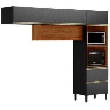 Imagem de Cozinha Modulada 3 Pecas 270 cm MDF DP2702 Demartez