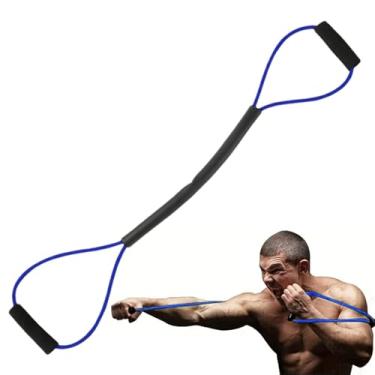 Imagem de Shakven Faixas elásticas para exercícios, faixas resistentes ao boxe,Corda de tração resistente ao boxe - Corda para treinamento de força com alças confortáveis, corda para treinamento de agilidade