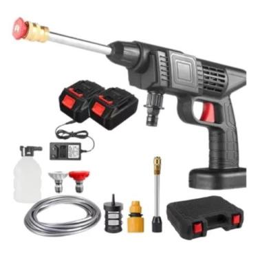 Imagem de Lavadora Alta Pressão Portátil 2 Baterias 48v Recarregável Sem fio agu