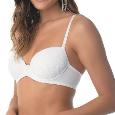 Imagem de Sutiã Nova Gemma DeMillus 67249, Branco, 48