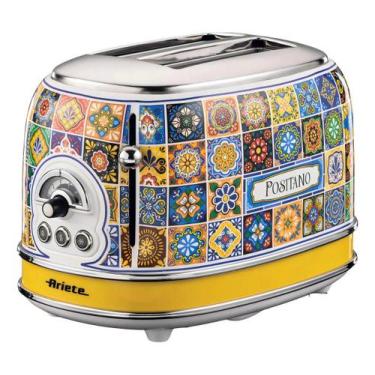 Imagem de Torradeira Elétrica Positano 750W 127V Vintage Retro Ariete, 110V