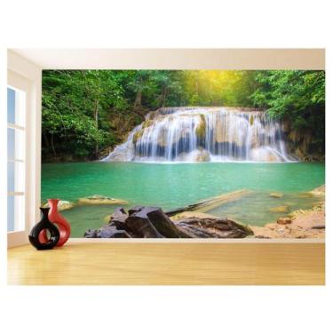 Imagem de Papel De Parede 3D Paisagem Cachoeira Florestas 3,5M Nch236 - Você Dec