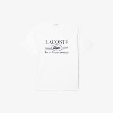 Imagem de Camiseta Lacoste Clássica com Estampa Masculina-Masculino