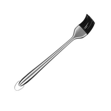 Imagem de Luqeeg Escova de Comida para Cozinha, Escova, para Churrasqueira de Piquenique (Alça reta 30cm)