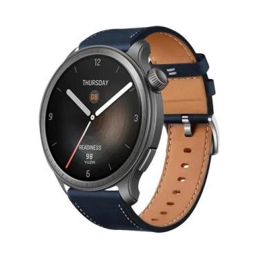 Imagem de Pulseira De Couro Para Huami AMAZFIT BALANCE CHEETAH BIP5 GTR 4 3 pro 