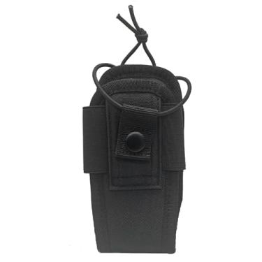 Imagem de stdgove Molle Bolsa de Rádio Walkie Talkie Suporte de Cinto Coldre para Baofeng uv5r uv-5r uv 5r (curto, preto)