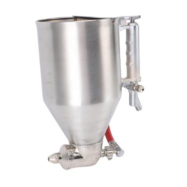 Imagem de Hyuduo Pulverizador de Argamassa de Cimento, Pulverizador de Funil de Ar de Aço Inoxidável Com 6 Bicos, Largura de Pulverização de 28 Cm para Pintura de Parede Externa, Tinta Texturizada e Imitação