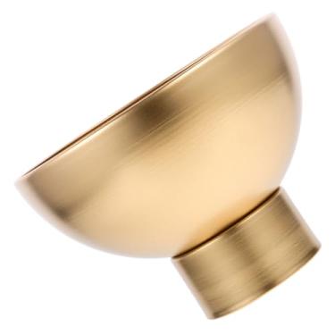 Imagem de YYBOES Vaso de flores de metal, vaso de flores de metal, vaso de flores de base alta, vaso de flores delicado, vaso de flores de metal, bonsai de metal, recipiente de plantas domésticas