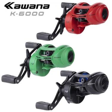 Imagem de Lançamento Carretilha Kawana K-6000 BG Carretel Fundo, Direito, Vermel