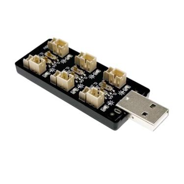 Imagem de Carregador USB de bateria Lihv 1S 3,8 V -4,35 V 6 em 1 para EMAX Tinyhawk Blade Inductrix Tiny Whoop Inductrix FPV Plus Bateria Micro JST 1.25 JST-PH 2.0 mCX mCPX Conectores