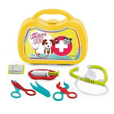 Imagem de Maleta Veterinária Infantil De Brinquedo Imaginativa Meu Consultório P